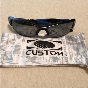 Selling some Oakley Flak sunglasses. Custom-made.